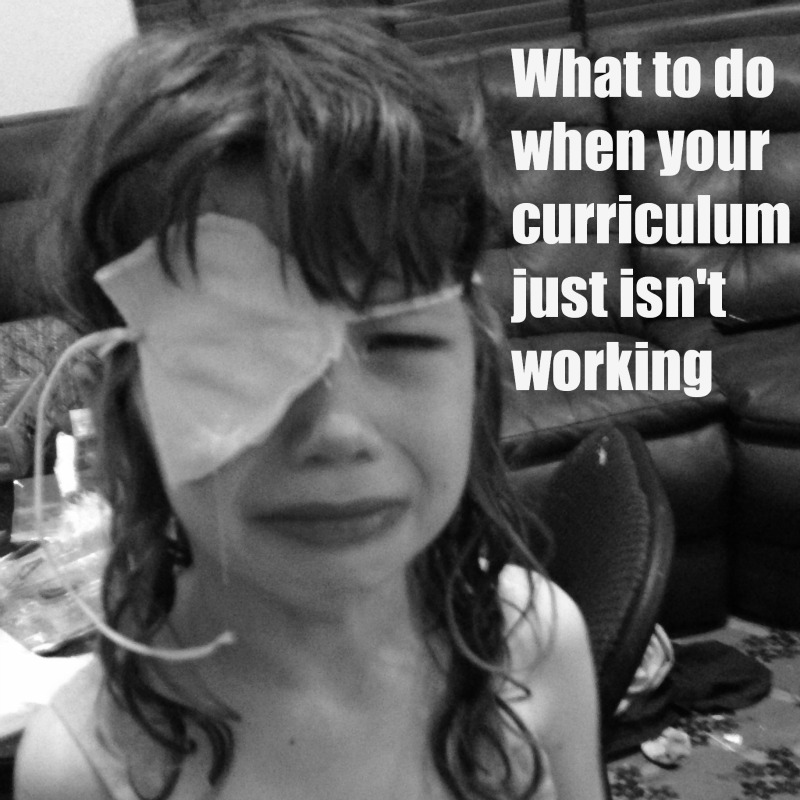 What to do when your curriculum just isn't working