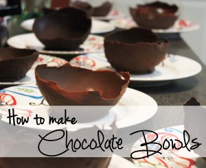 How to Make Chocolate Bowls