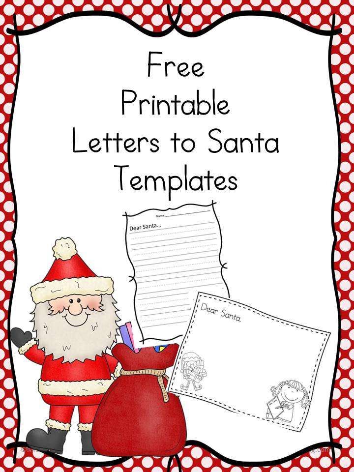 Where can you find free Santa letter templates?